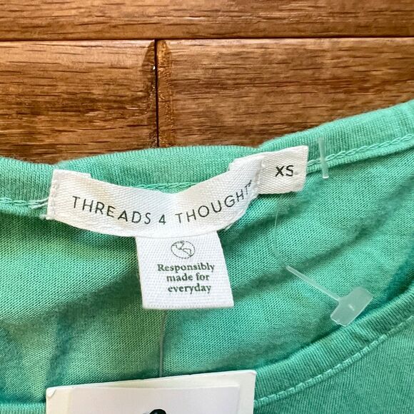 NWT Threads 4 Thought Women's Sports T-Shirt Size XS Pistachio Green - Picture 3 of 10